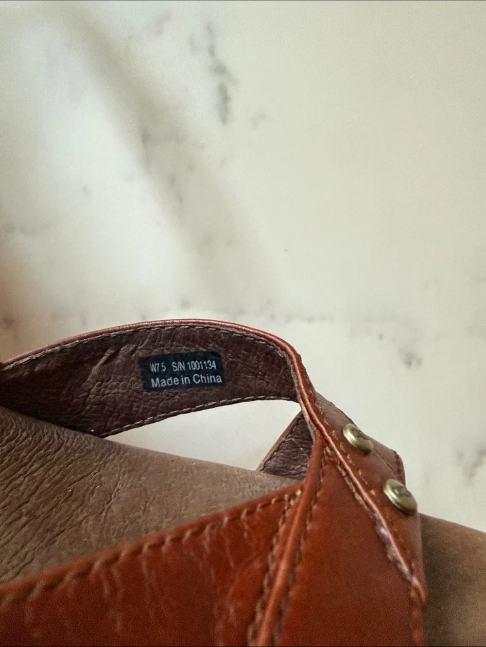 UGG Leather Wedge Sandals